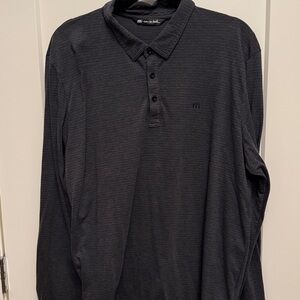 Travis Mathew Charcoal Polo Shirt